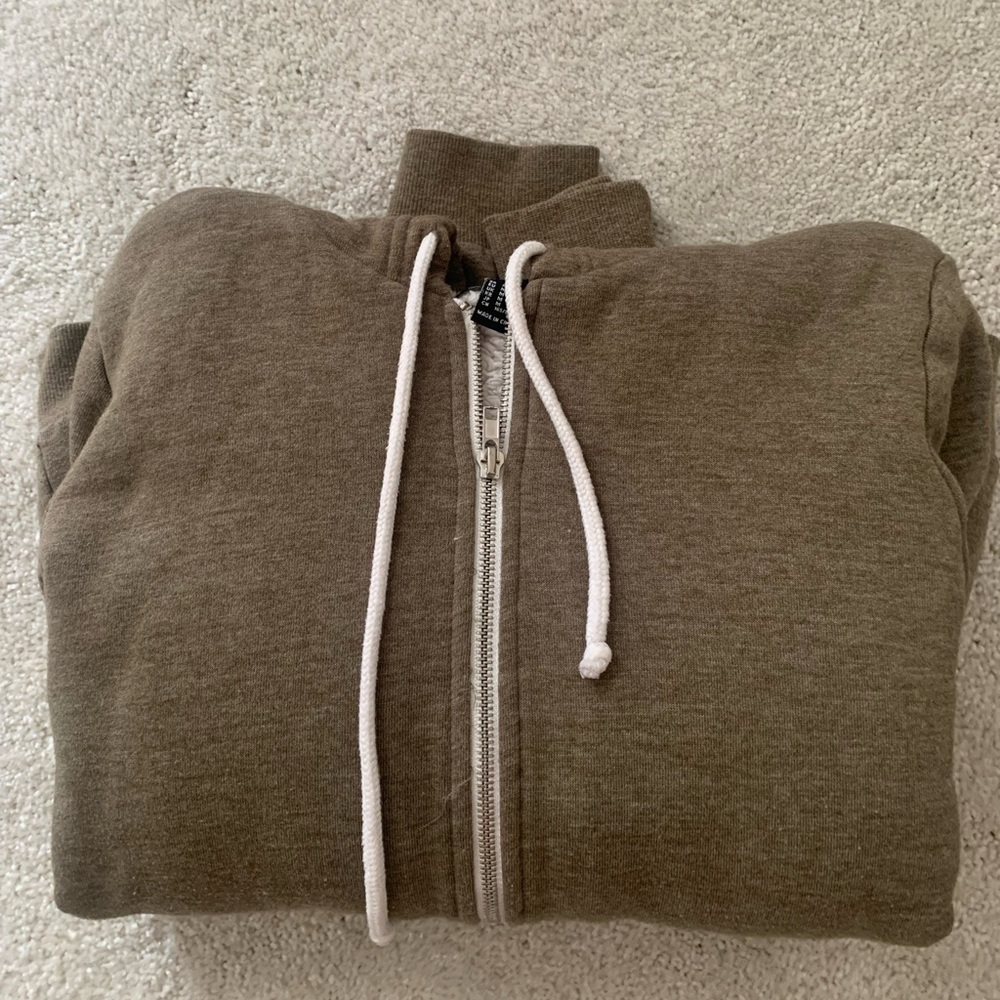 Forever21 plush lined zip up jacket